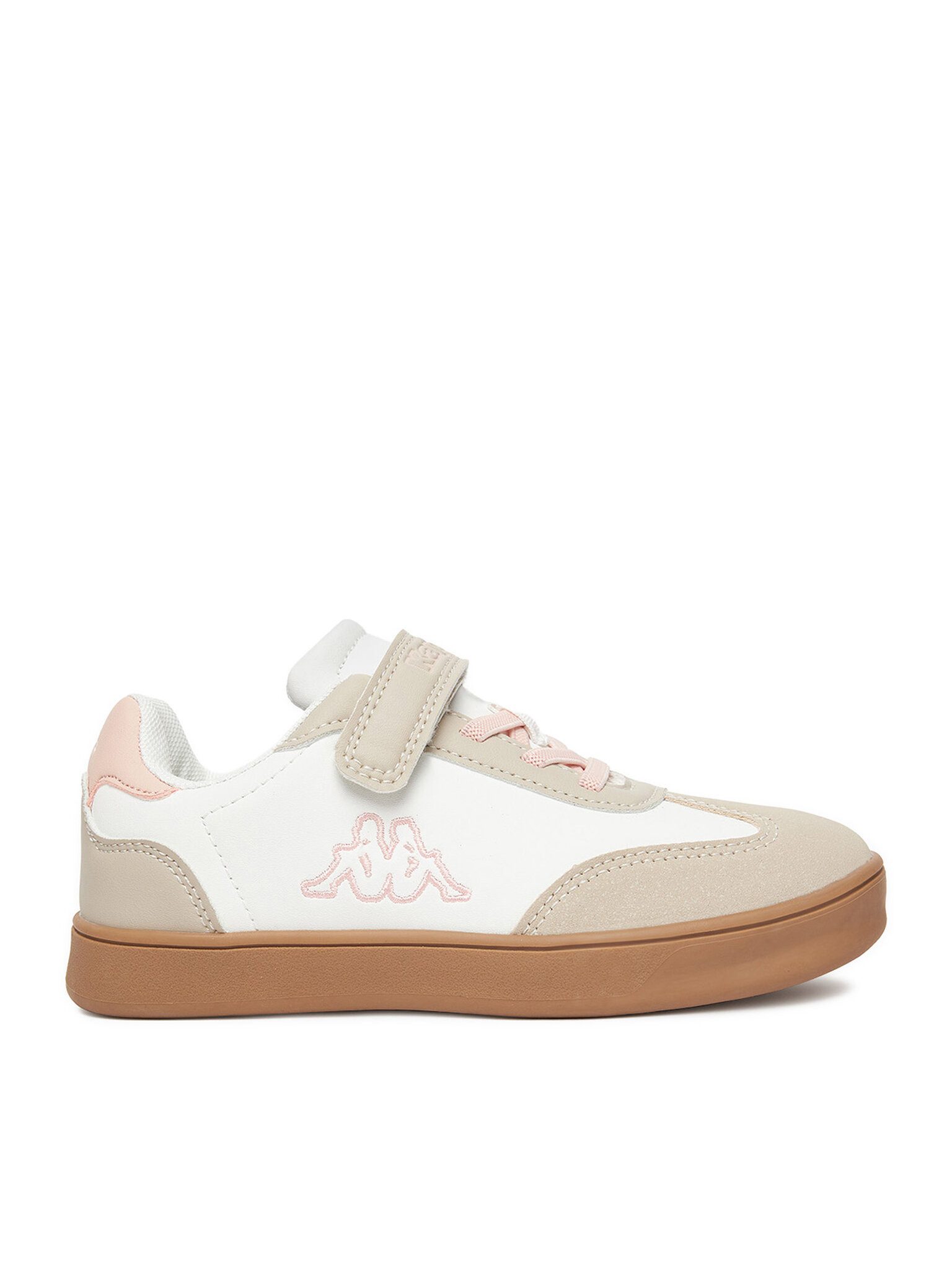 Kappa Kappa Mädchen Sneakers KAPPA-CEO-NF214809(DZ) Weiß Hellrosa Weiß Sneaker