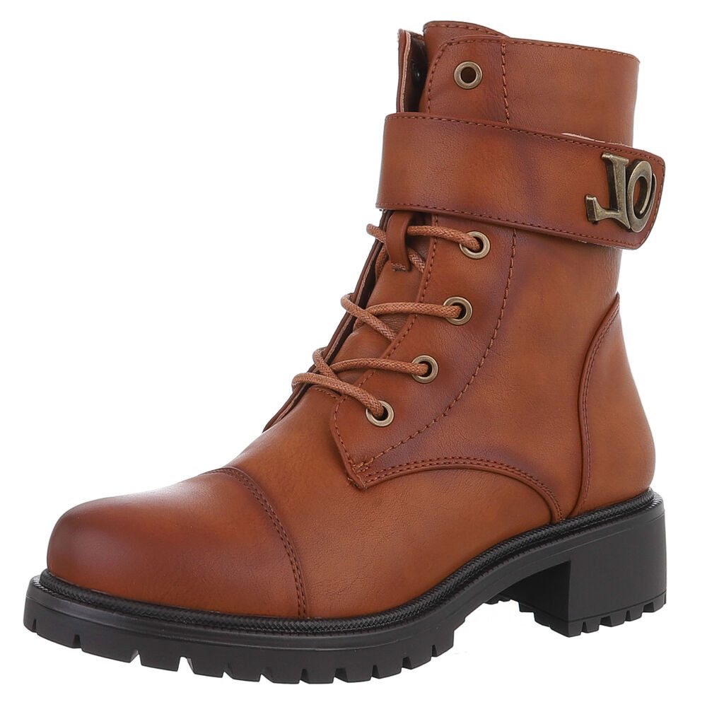 Damen Schnürschuhe Freizeit Schnürstiefelette