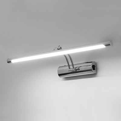 iscooter Spiegelleuchte LED Spiegelleuchte, Badezimmer Lampe Edelstahl Spiegellampe, LED fest integriert, Warmweiß, Kaltweißes, LED Spiegelleuchte, Spiegelleuchte, LED Badleuchte, Badlampe, Spiegellampe