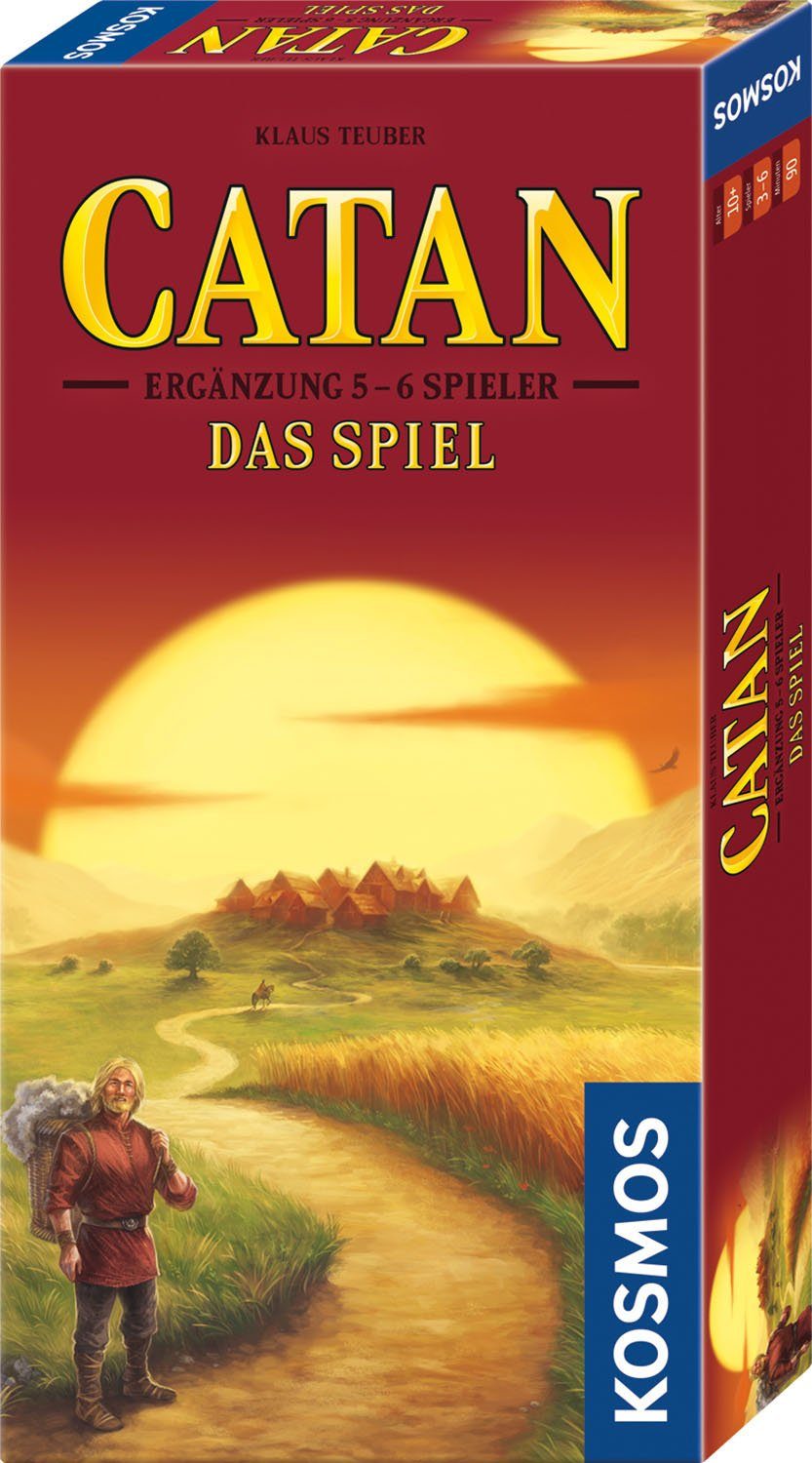 Kosmos Spiel, Catan - Das Spiel - Ergänzung 5-6 Ігриr - Edition 2022, Made in Germany