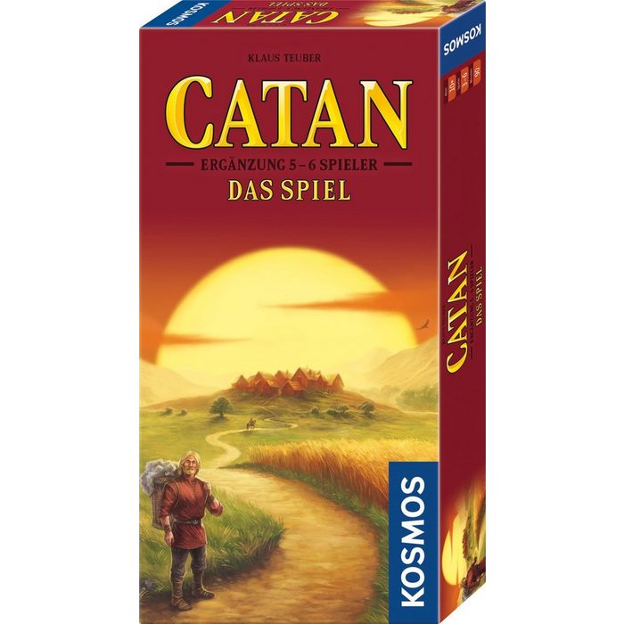 Kosmos Spiel Catan - Das Spiel - Ergänzung 5-6 Spieler - Edition 2022 Made in Germany
