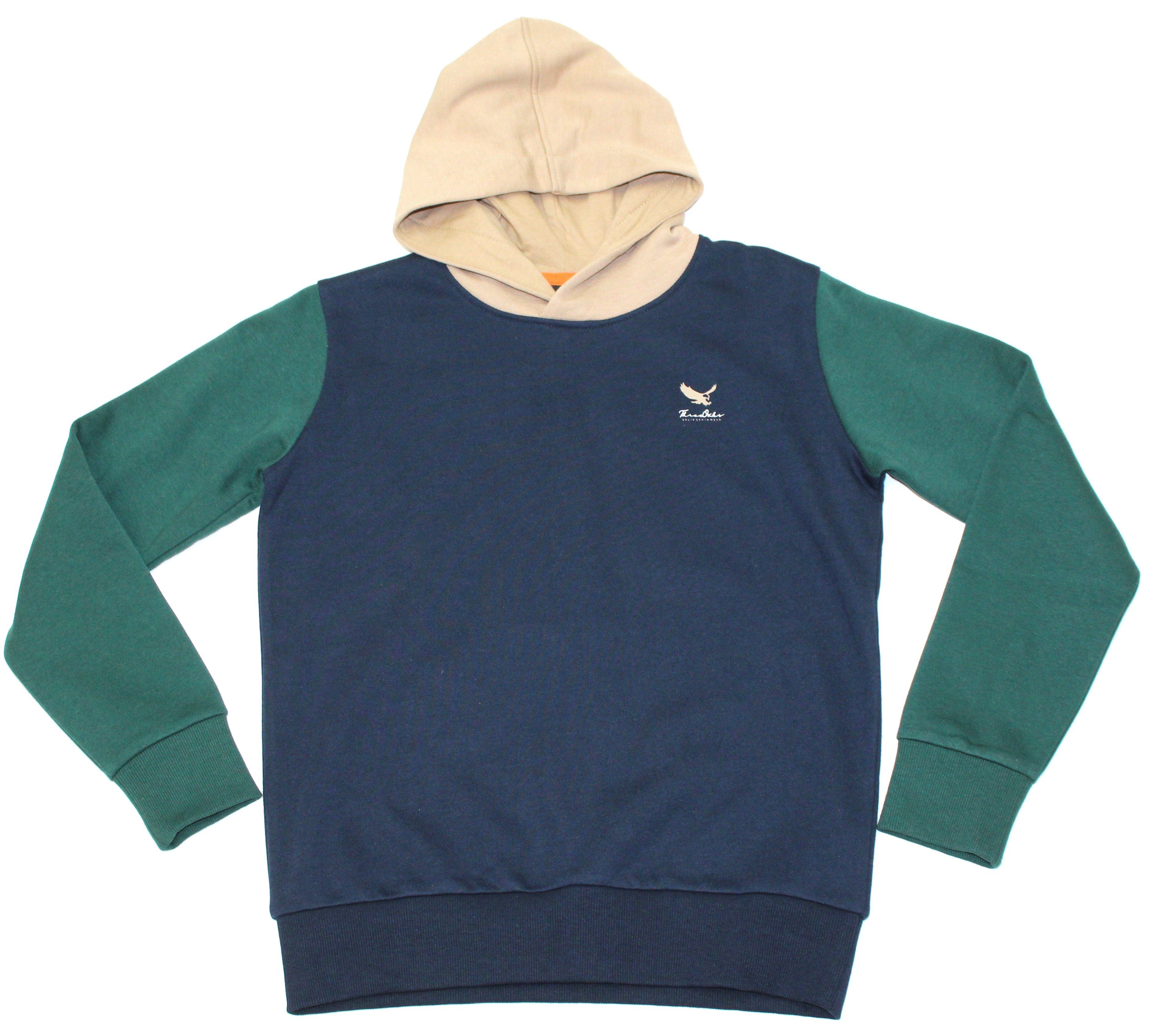 THREE OAKS Kapuzensweatshirt J190221 Jungen Kapuzensweatshirt Dreifarbig (1-tlg)