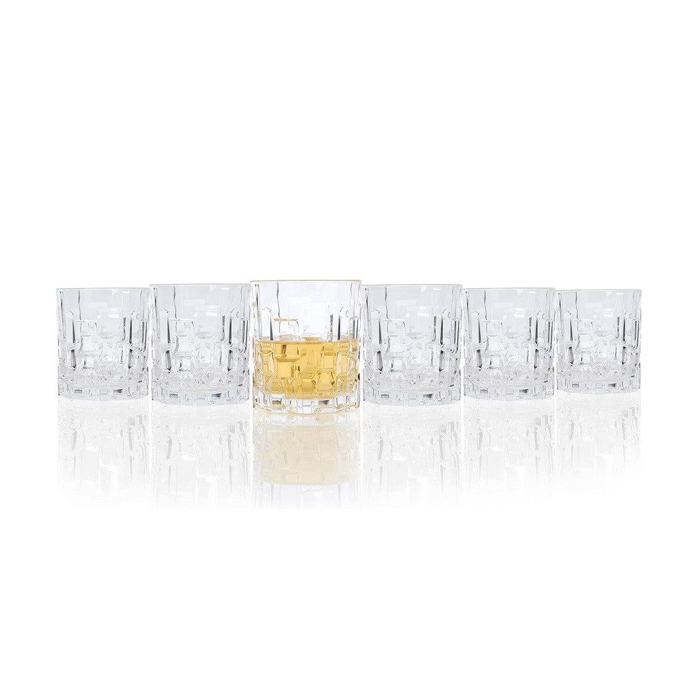 RCR Schnapsglas RCR ETNA Whiskybecher 250 ml 6er Set, Kristallglas