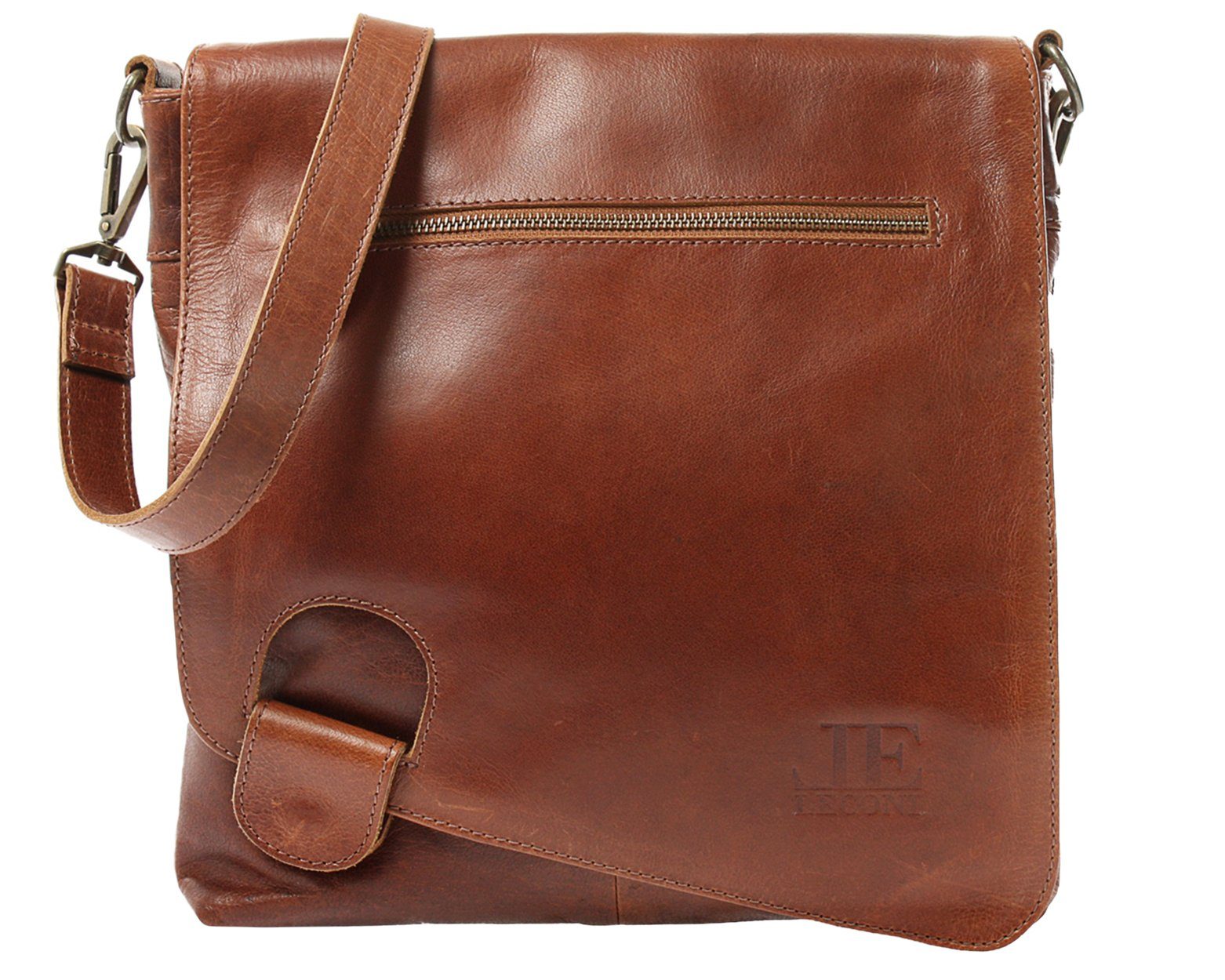 Umhängetasche Ledertasche Damen Handtasche Schultertasche Echt Leder LE3073