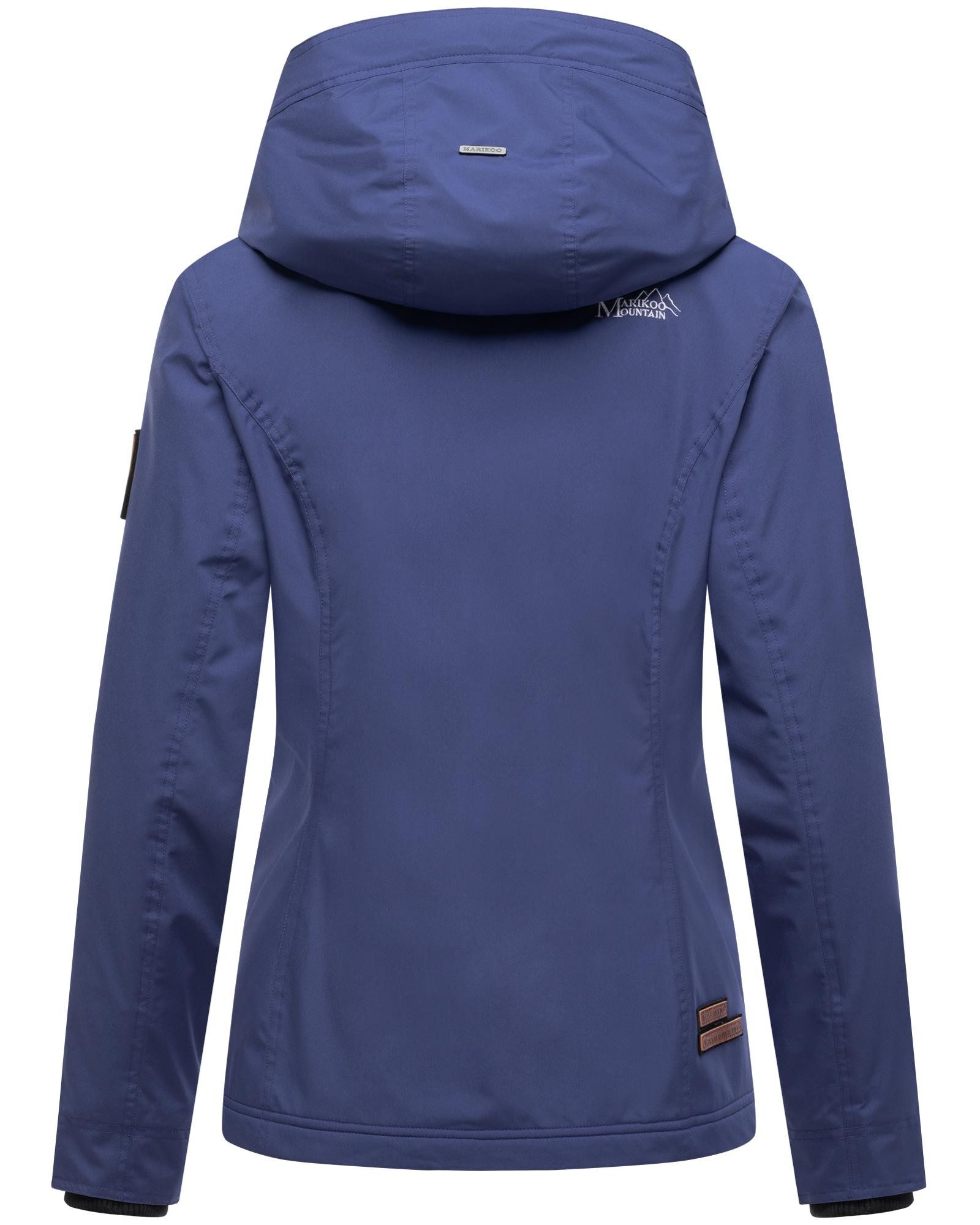 Marikoo Outdoorjacke Erdbeere sportliche Funktionsjacke mit Kapuze