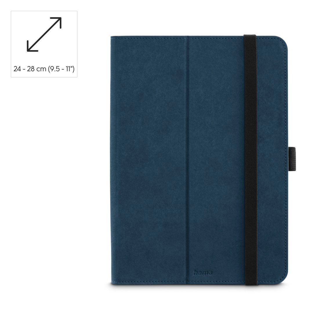 Hama Tablet-Hülle Schutzhülle "Velvet" für Tablets 24 - 28 cm (9.5 - 11), mit Einsteckfächer, universell