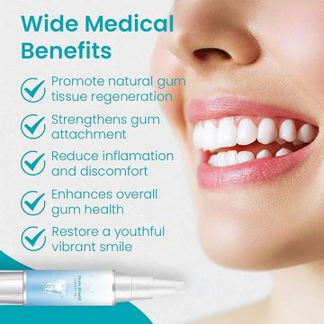 Silberstern Zahnpflege-Set Gelstift zur Zahnfleischbehandlung, Gel zur Zahnfleischbehandlung, 1-tlg., Reparieren Sie Zahnfleischschwellungen und entfernen Sie Flecken