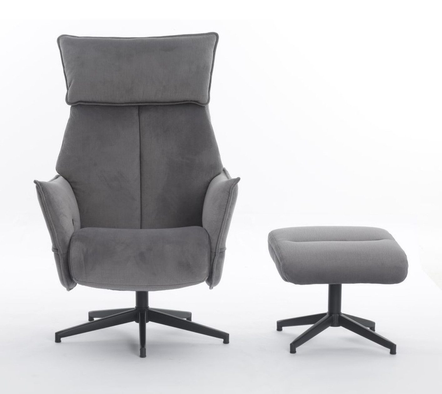 Happy Home Relaxsessel Fernsehsessel Stuhl Liegesessel Gepolsteter Relaxsessel mit Hocker