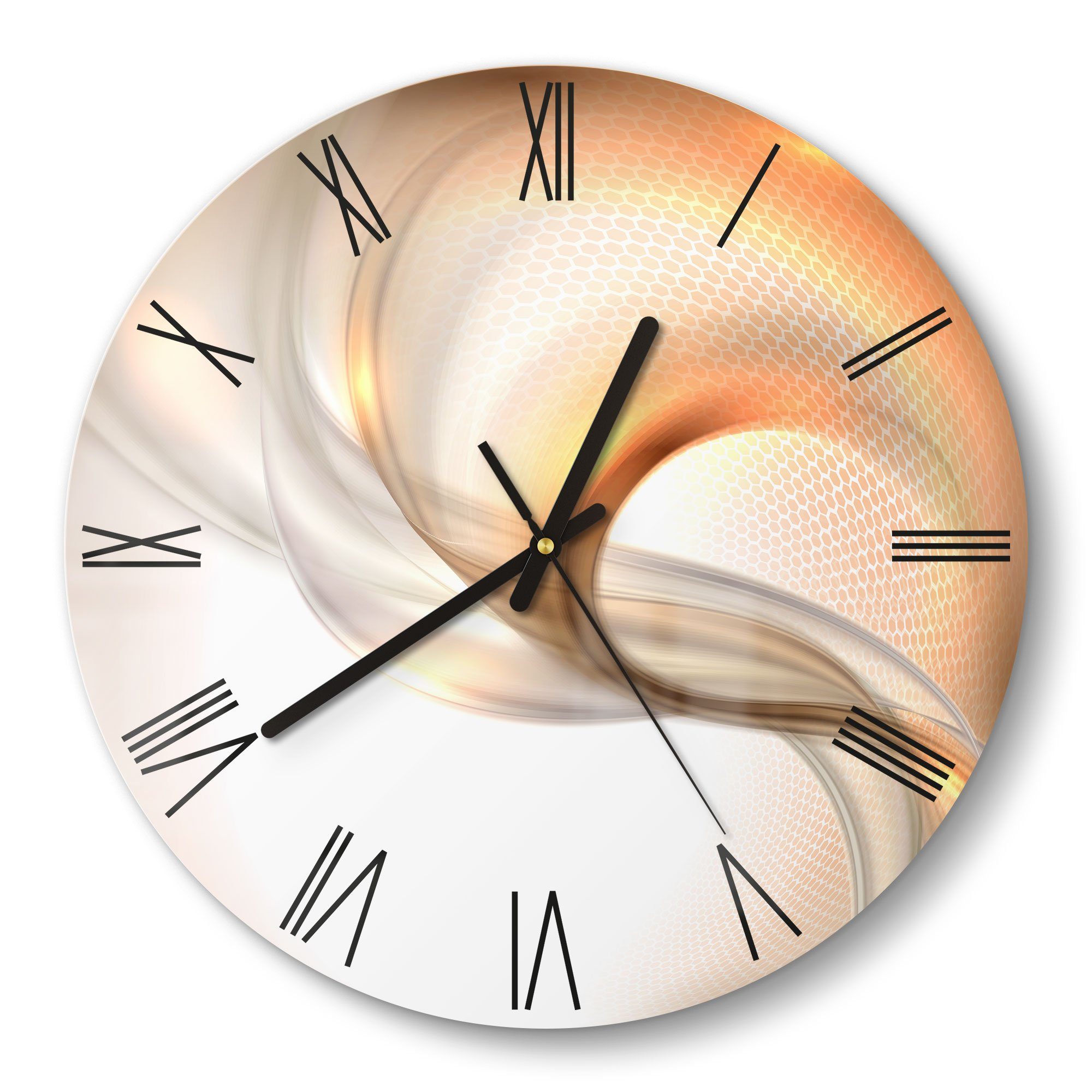 DEQORI Wanduhr 'Schwingungen im Licht' (Glas günstig online kaufen