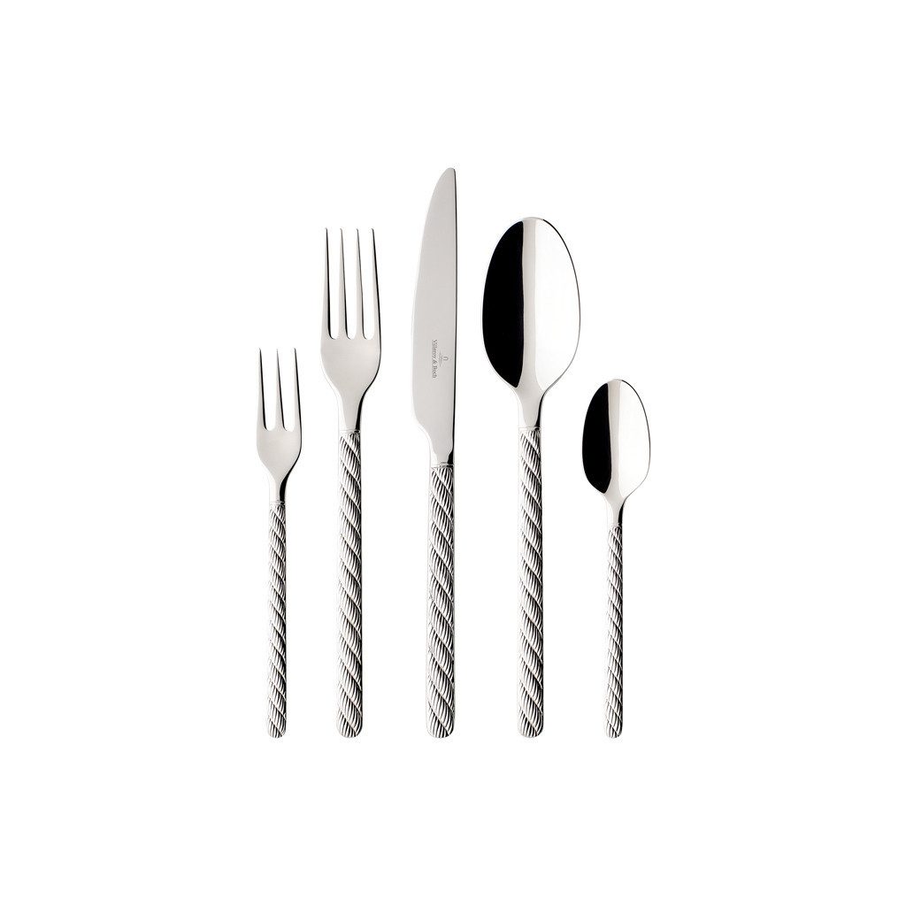 Villeroy & Boch Besteck-Set Montauk Tafelbesteck 30er Set (30-tlg), Edelstahl, Spülmaschinengeeignet