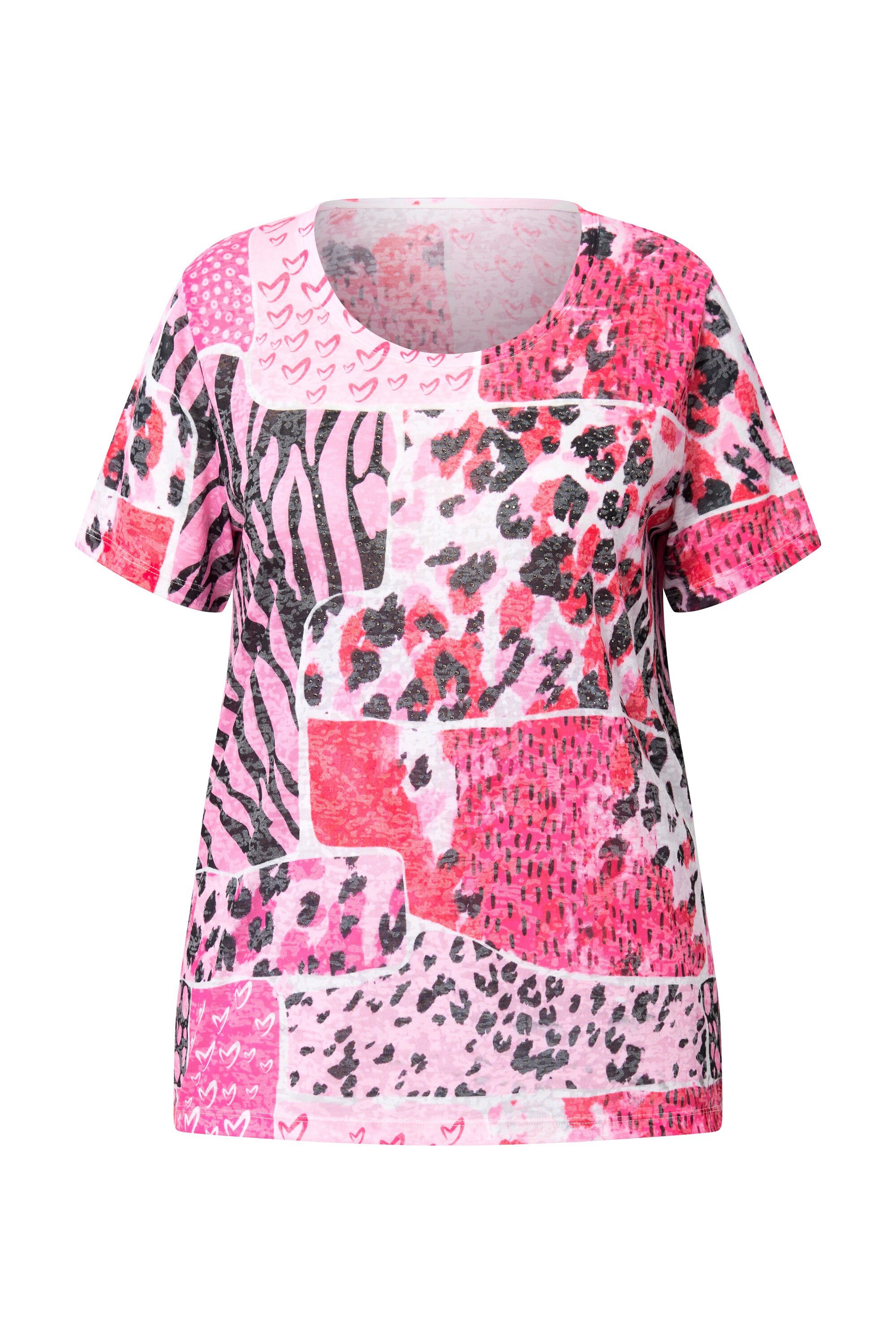 MIAMODA T-Shirt T-Shirt Komfort Fit Animal-Patchdruck günstig online kaufen