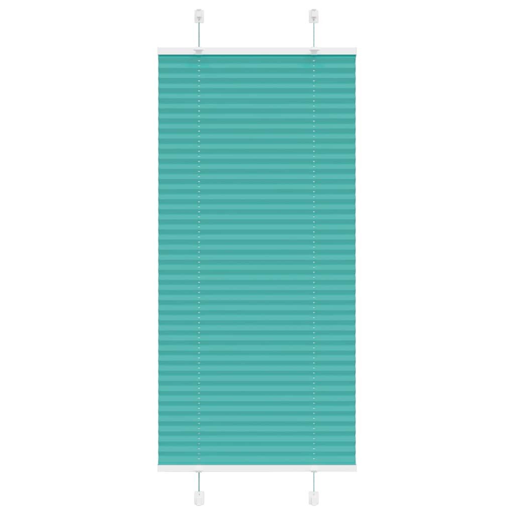 Jalousie 60 x 150 cm Plissee Petrolgrün 60x150 cm Stoffbreite 59,4 cm Polyester
