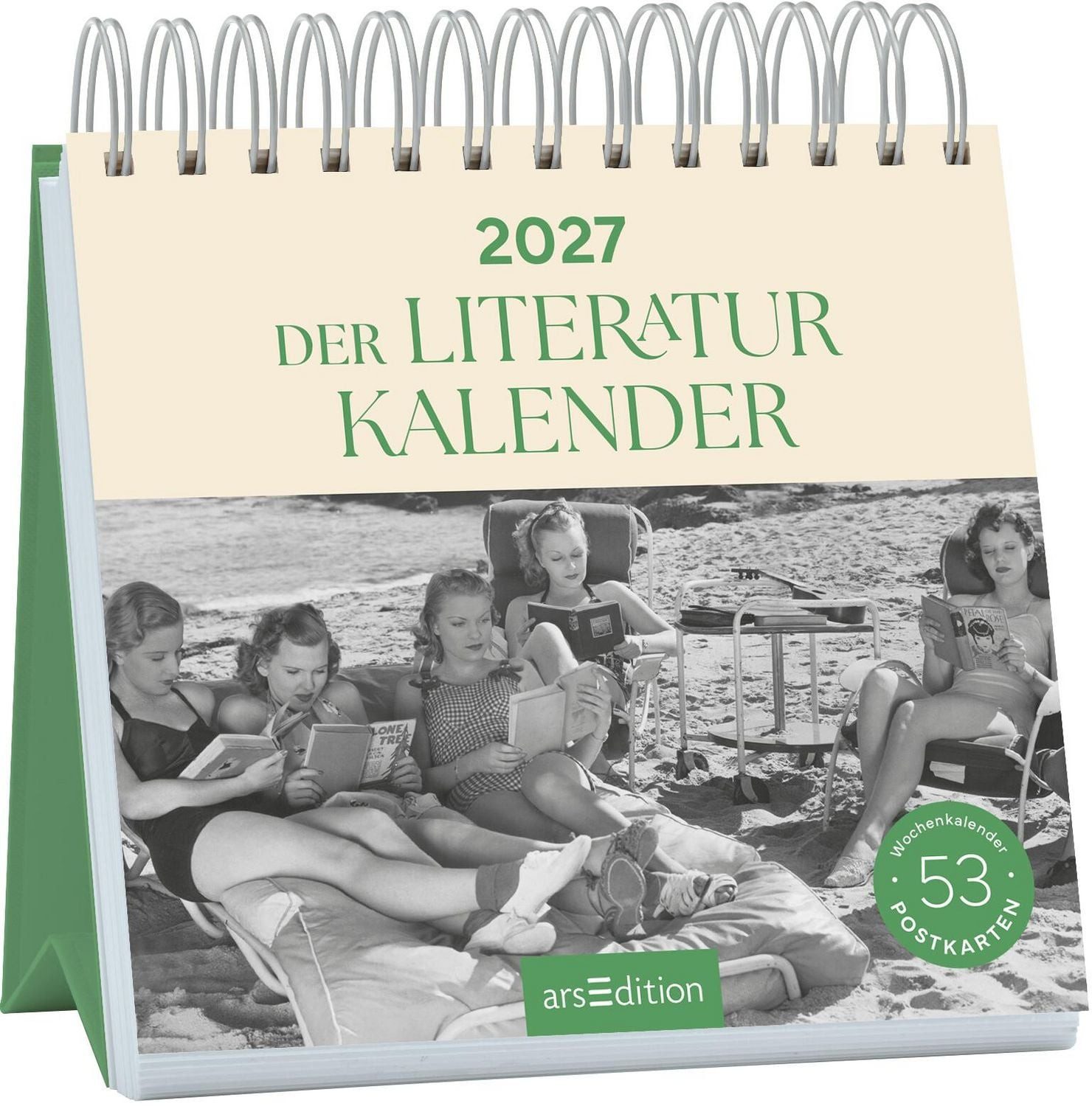 arsEdition Verlag Tischkalender Postkartenkalender Der Literaturkalender 2027