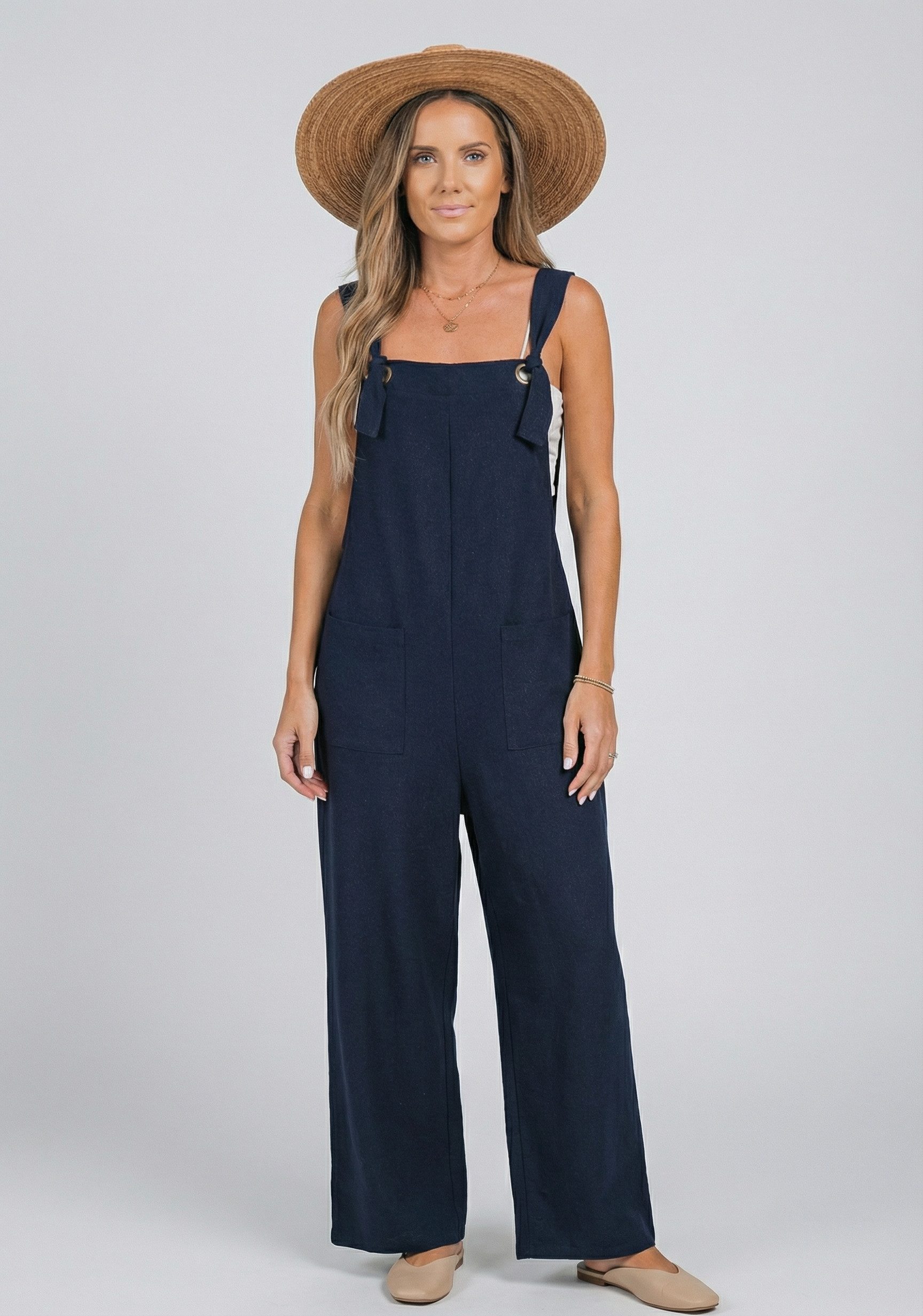 Cupshe Jumpsuit Selbstbindender Riemen weites Bein günstig online kaufen