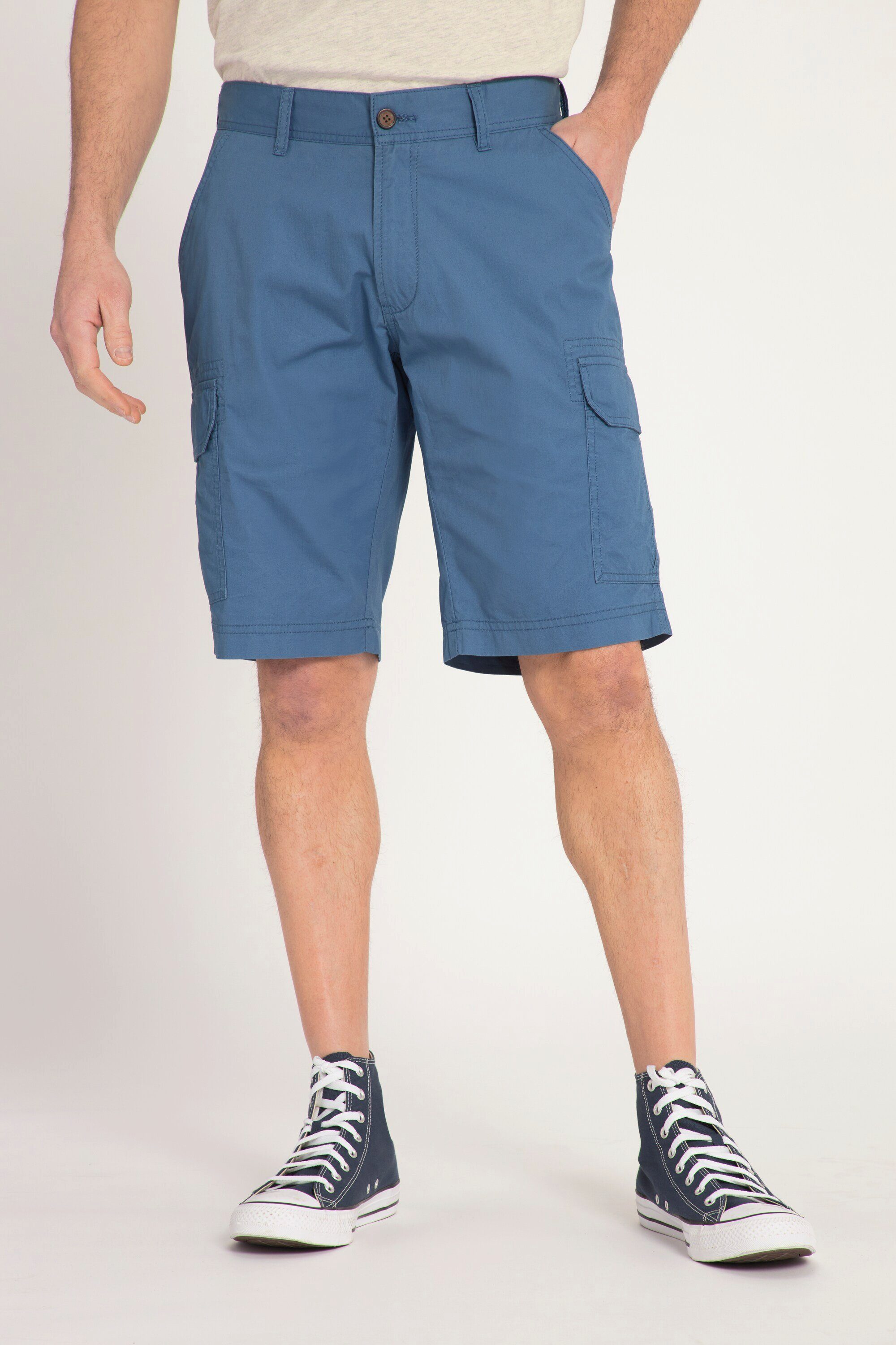 JP1880 Bermudas Cargobermuda Bauchfit Taschen 72 bis viele Gr. blau