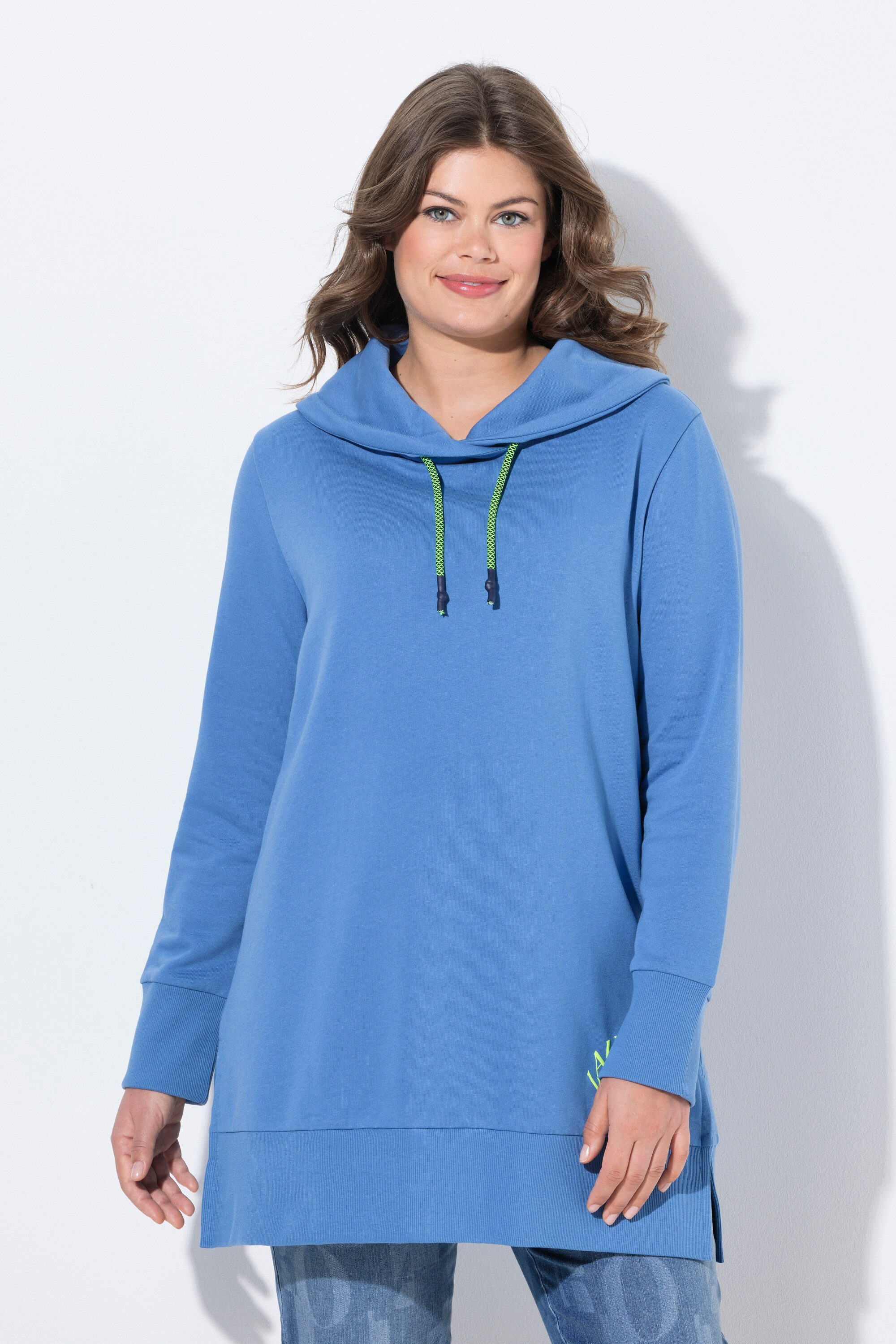 Sweatshirt Sweatshirt hoher Kragen Langarm