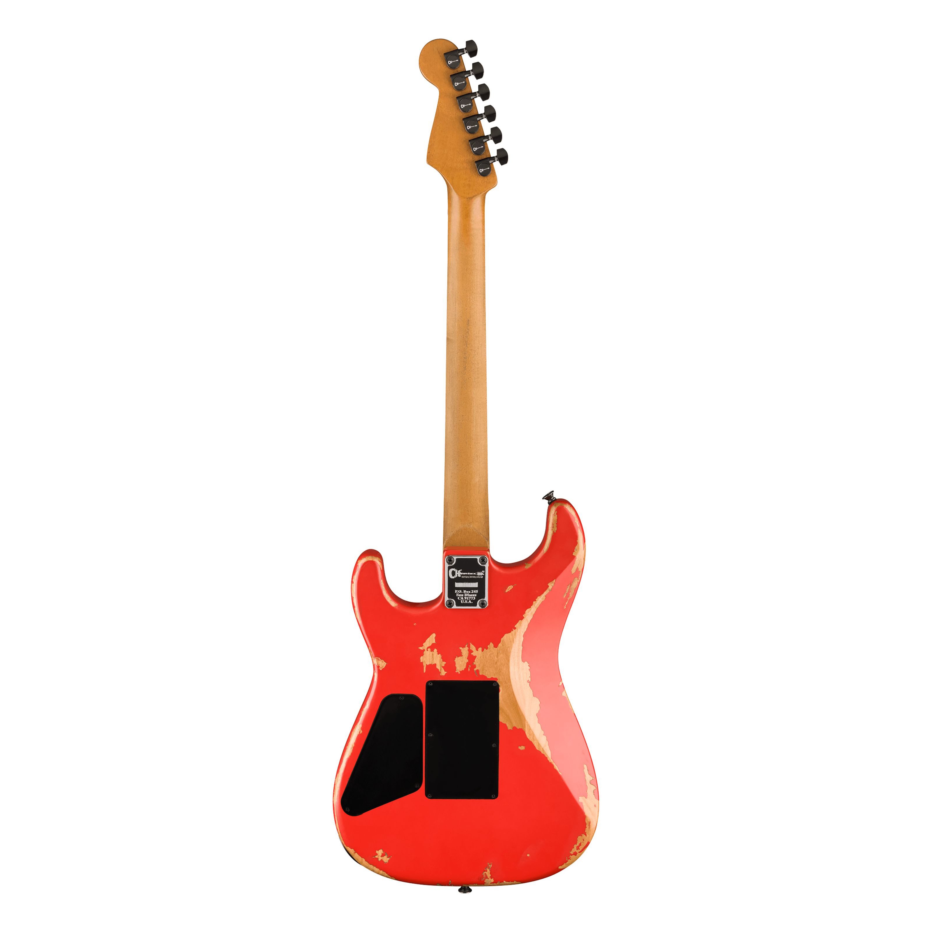 Charvel E-Gitarre, Pro-Mod San Dimas Style 1 HH FR PF Weathered Orange - Electric Guitar, E-Gitarren, ST-Modelle, Pro-Mod Relic San Dimas Style 1 HH FR PF Weathered Orange -