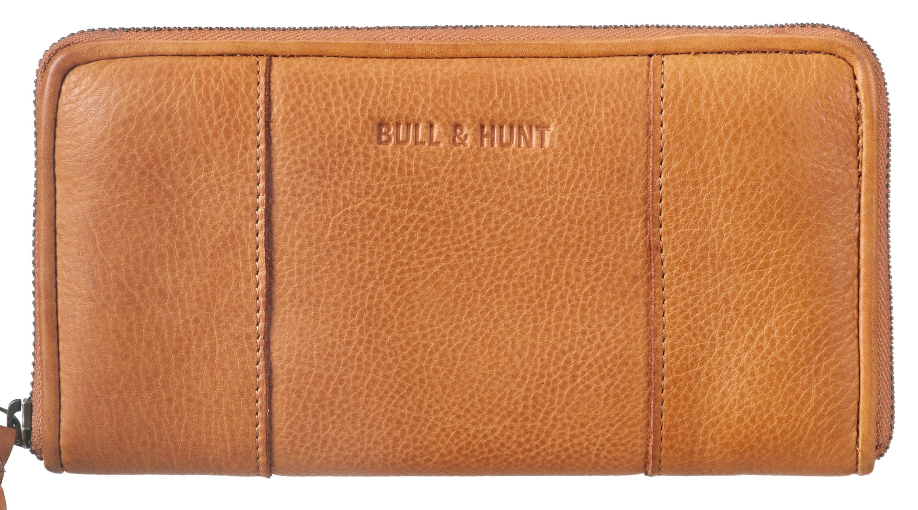 Bull & Hunt Geldbörse zip wallet light tan