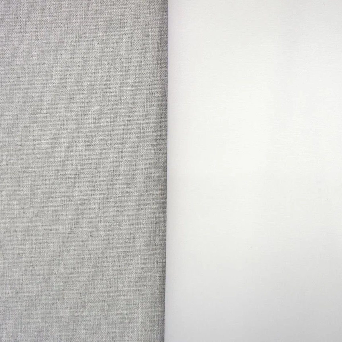 Thumbnail - Stofferia Stoff Verdunklungsstoff Madrid Hellgrau, Breite 145 cm, Meterware