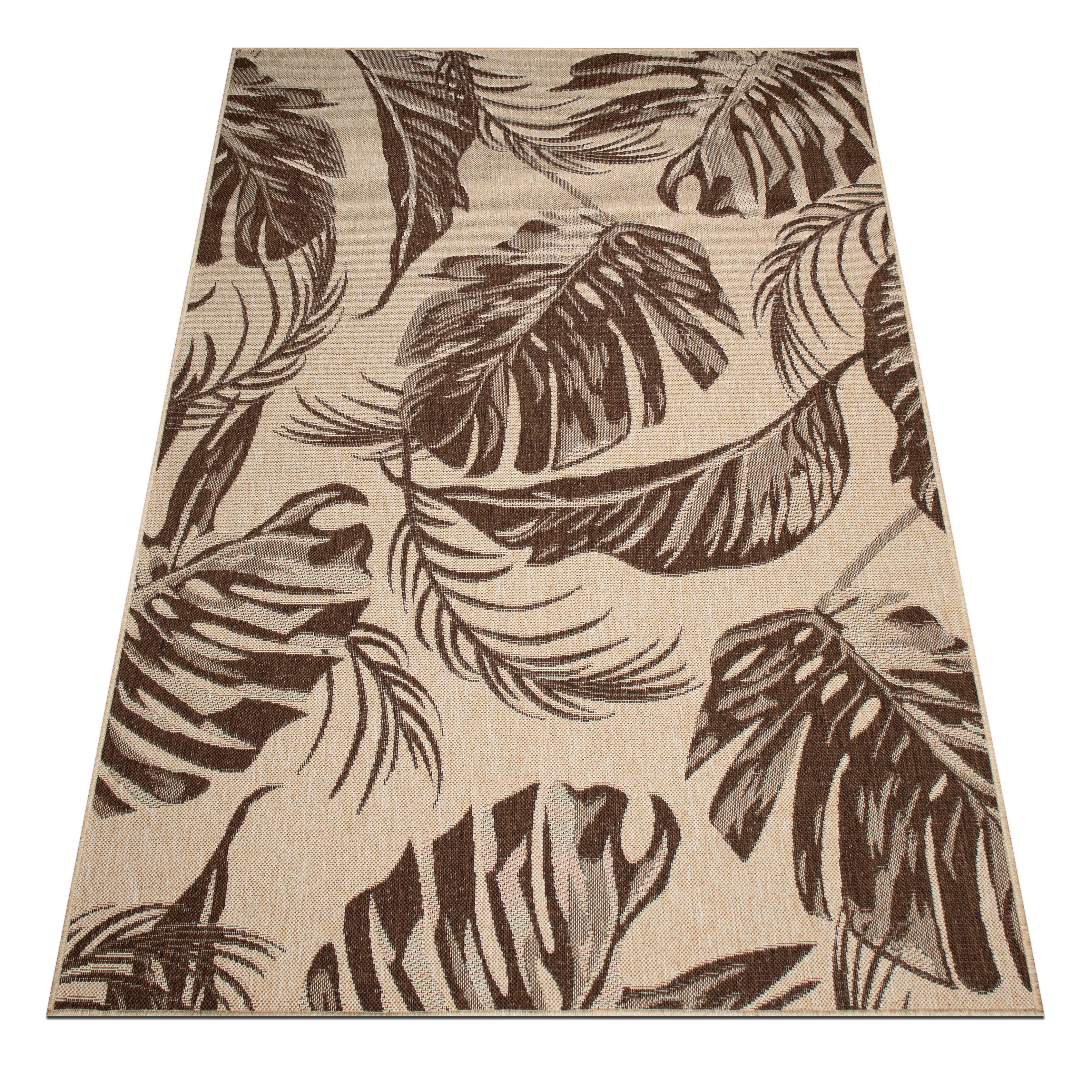 Bruno Banani Teppich Larral, Blätter-Design auch günstig online kaufen