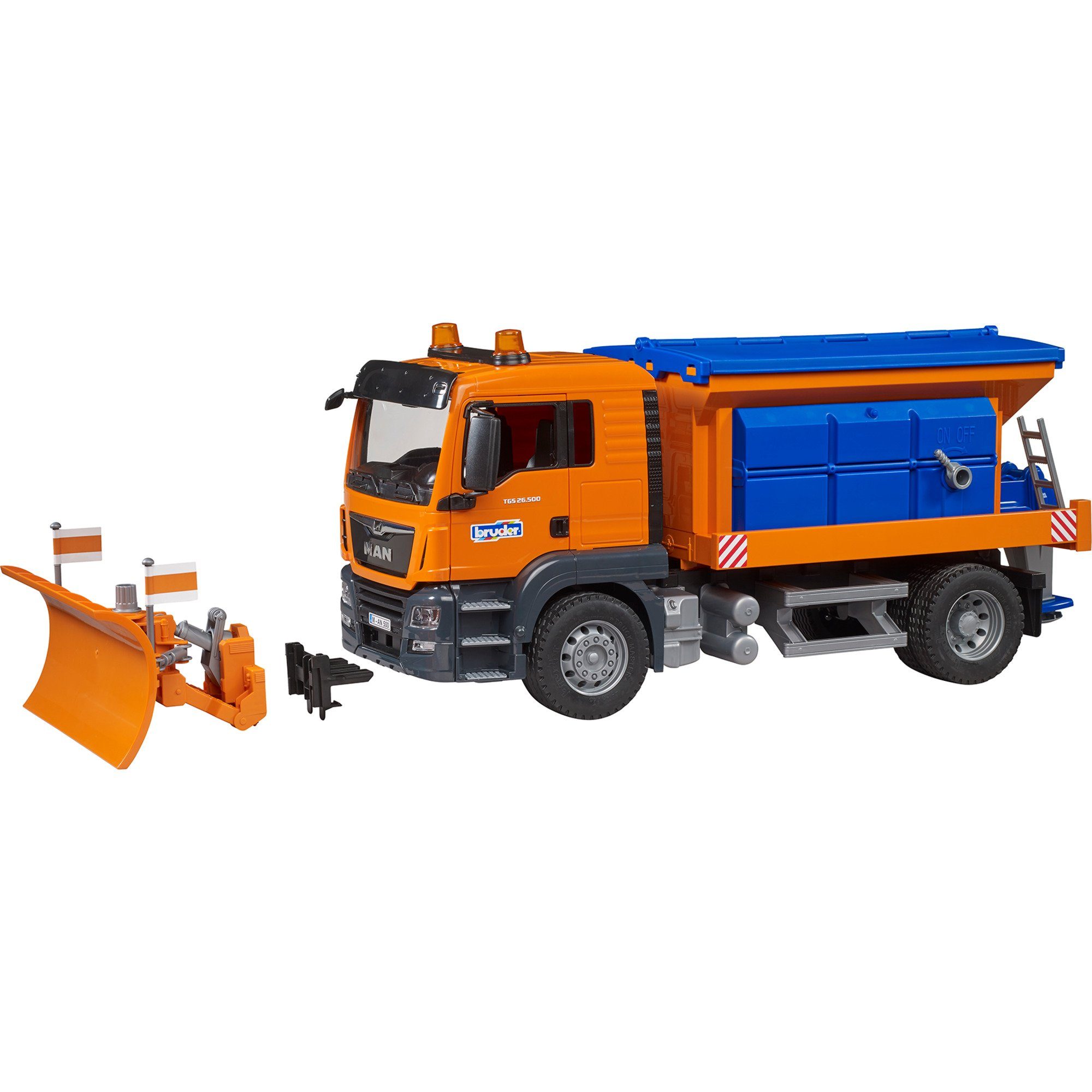 Bruder® Spielzeug-LKW bruder MAN TGS Winterdienst mit Räumschild