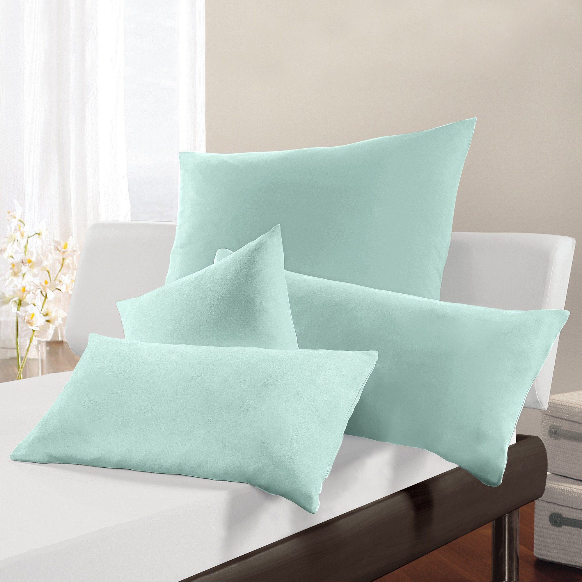 Kaeppel Bettwäsche Uni, Mako-Satin, 3 teilig, günstig online kaufen
