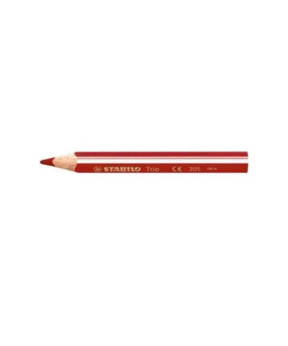 STABILO Buntstift STABILO Trio® dick und kurz Buntstifte farbsortiert, 12 St., (packung, 12-tlg., Buntstifte), Verpackung: Karton-Etui