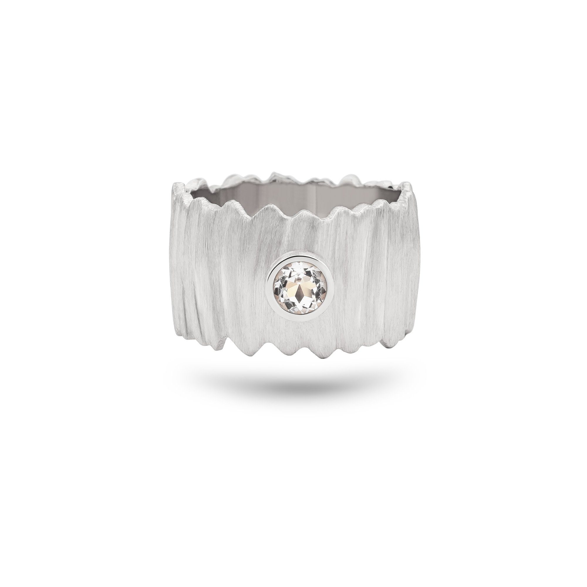 weiss-silber Sterling Silber CHALICE, LARIS LA 925 Silberring
