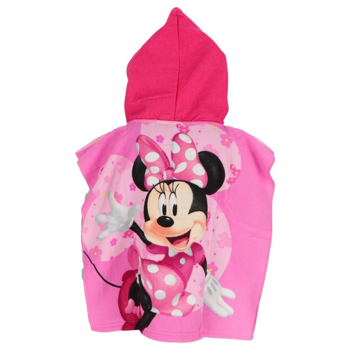 Disney Poncho Disney Minnie Mouse Mikrofaser Poncho 100x55 cm OneSize