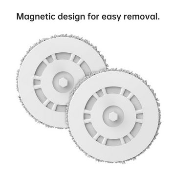 Dreame Dreame Wisch Mopp für L10s-und L20 Ultra/L10 Prime/X40 Ultra Complete Mikrofaserpad (Packung, 4-tlg., 4er-Pack)