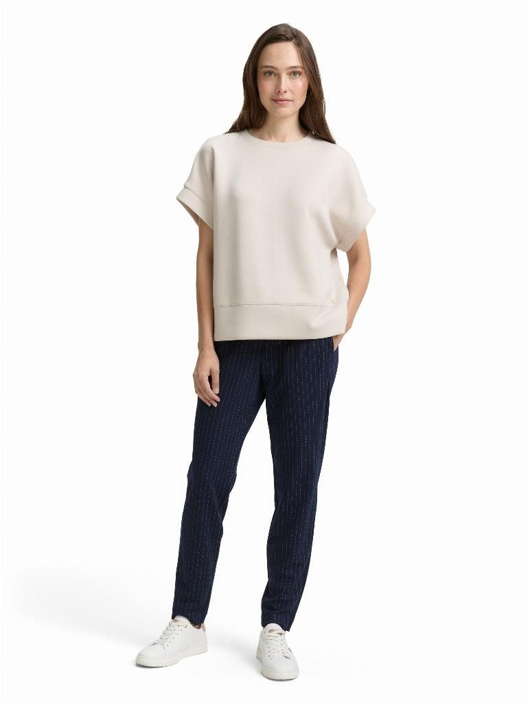 TOM TAILOR 5-Pocket-Hose Loose Fit Hose mit Nadelstreifen