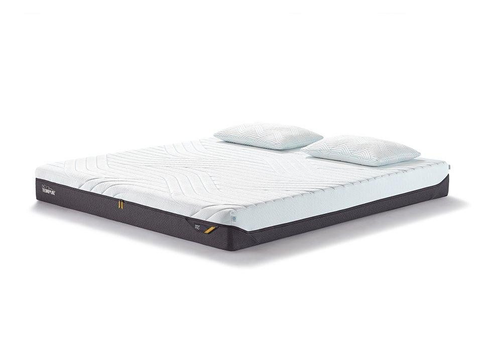 Visco-Matratze TEMPUR PRO® CoolQuilt 23 cm, Tempur, 23 cm hoch, Memory Foam, kühlender und waschbarer Bezug