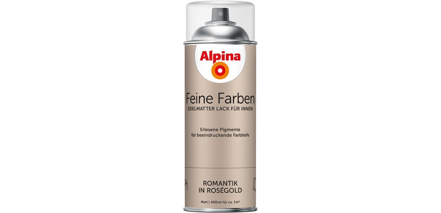 Alpina Sprühlack Alpina Feine Farben edelmatter Sprühlack für Innen