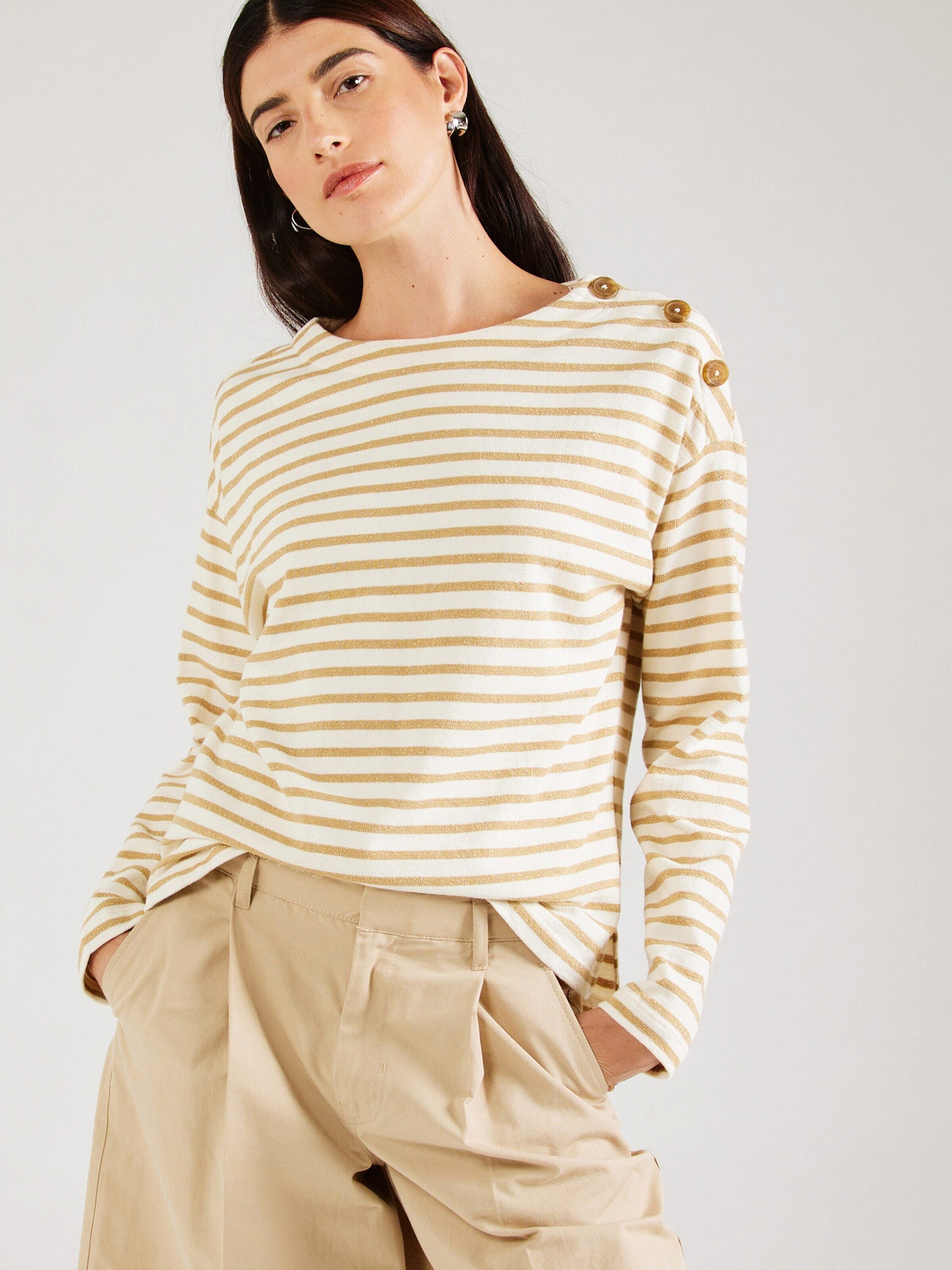 Garcia Rundhalspullover (1-tlg) Plain/ohne Details