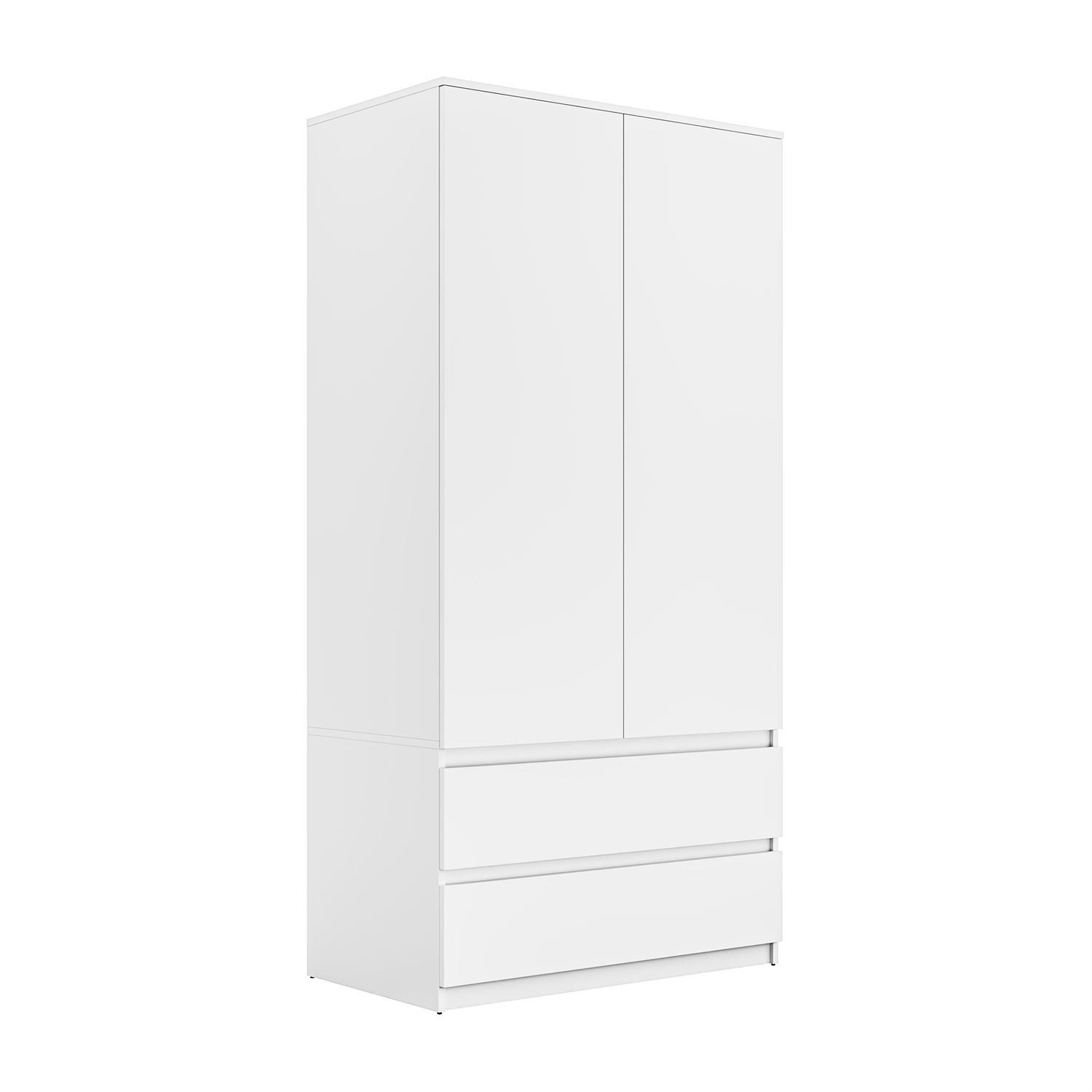 Lookway Kleiderschrank HANA SS-90 Zweitüriger Schrank Breite: 90 cm