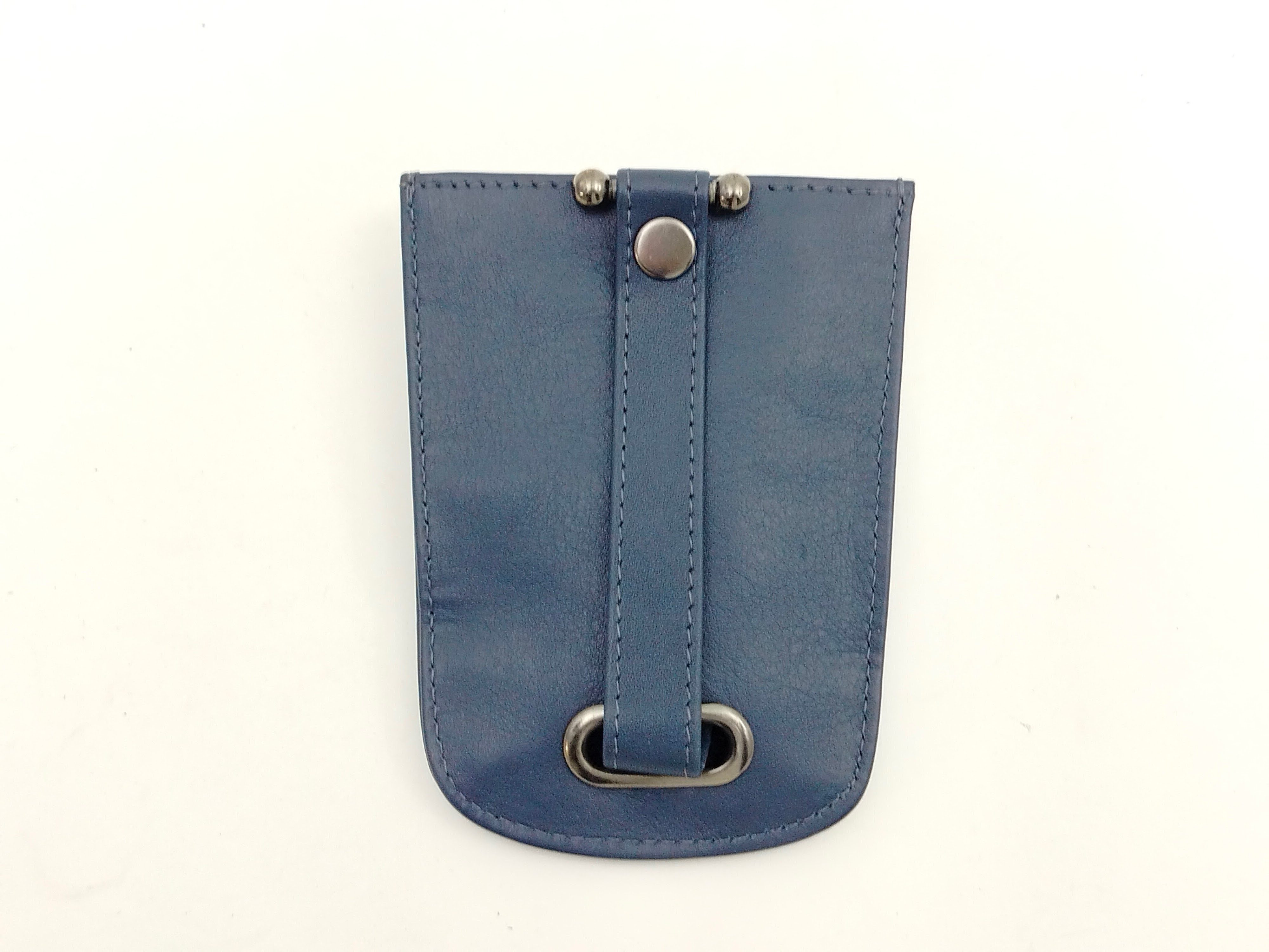 HJP Schlüsseltasche HJP CLASSIC Schlüsselglocke mit Riegel, blau