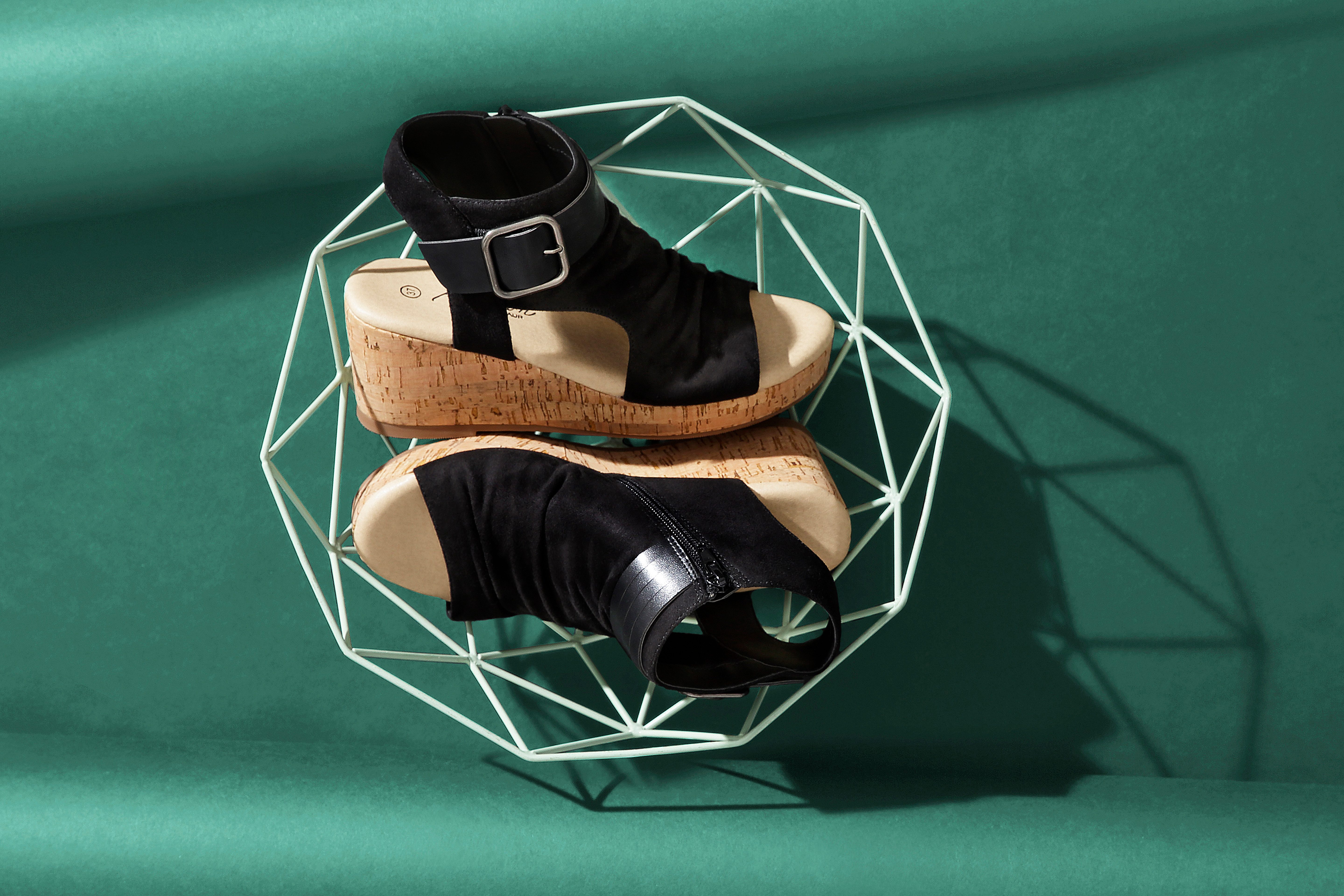 Aniston SHOES Keilsandalette Schaftsandale, Plateausandale, Sommerschuh - NEUE KOLLEKTION
