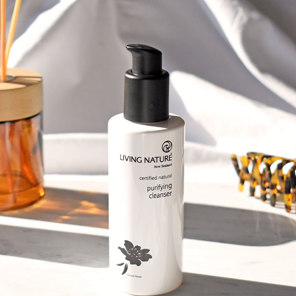 Living Nature Gesichtspflege Purifying Cleanser Klärendes Reinigungsgel, 100 ml