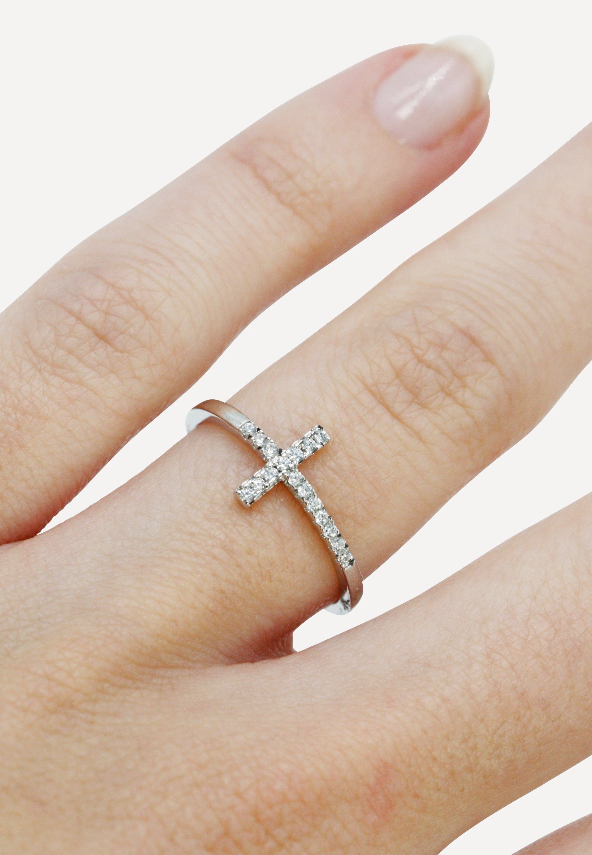 NANA KAY Fingerring Very Petite, ST1230, mit Kreuz-Element günstig online kaufen