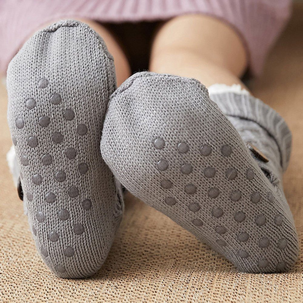 Socken Warme Größe: Stricksocken Teppichsocken AUzzO~ Lange Winter Bettsocken 35-42 Durchschnittliche Damen Langsocken