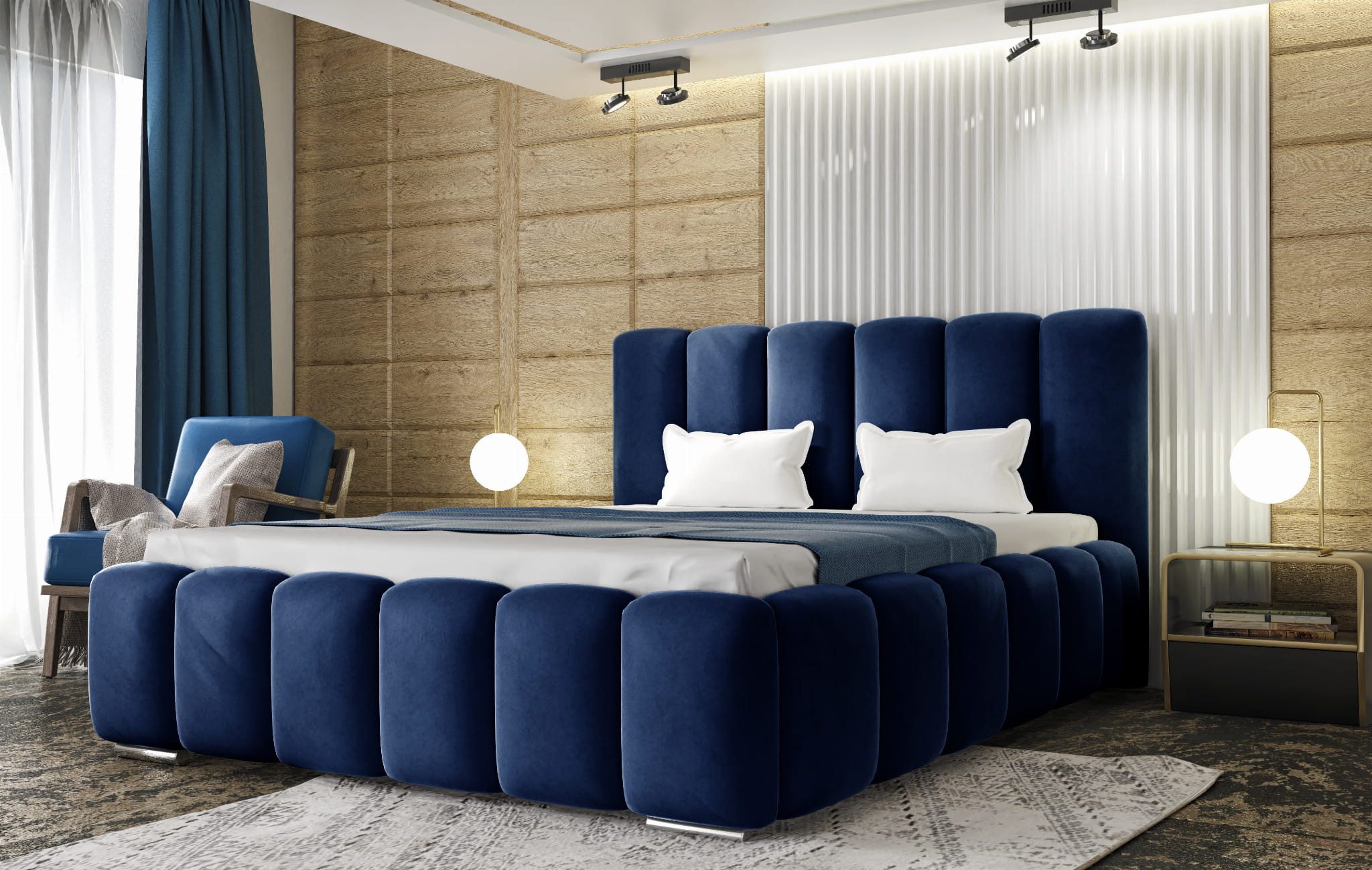 thematys Polsterbett Bettkasten + Lattenrost Stauraumbett 140x200 160x200 180x200 200x200cm (edles Designer Bett mit viel Stauraum – weich, modern und pflegeleicht, Inklusive Lattenrost: Metallgestell mit hydraulischer Klappfunktion), hochwertiger Stoff in vielen Farben, Blau, Grau, Schwarz, Beige, Grün