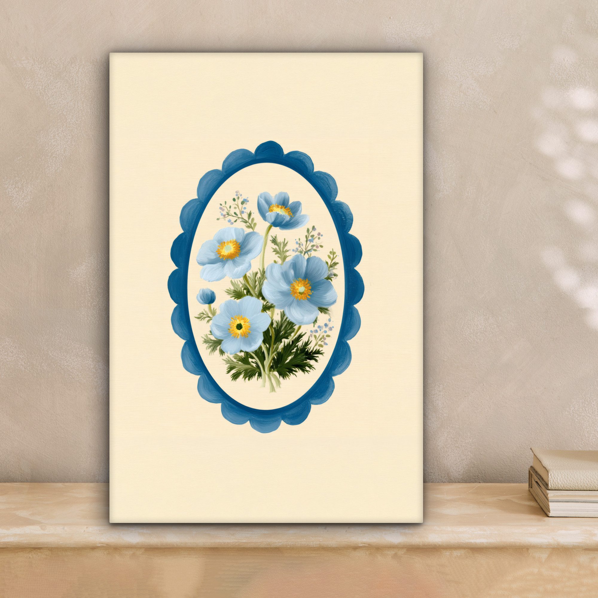 OneMillionCanvasses® Leinwandbild Liste - Blumen - günstig online kaufen