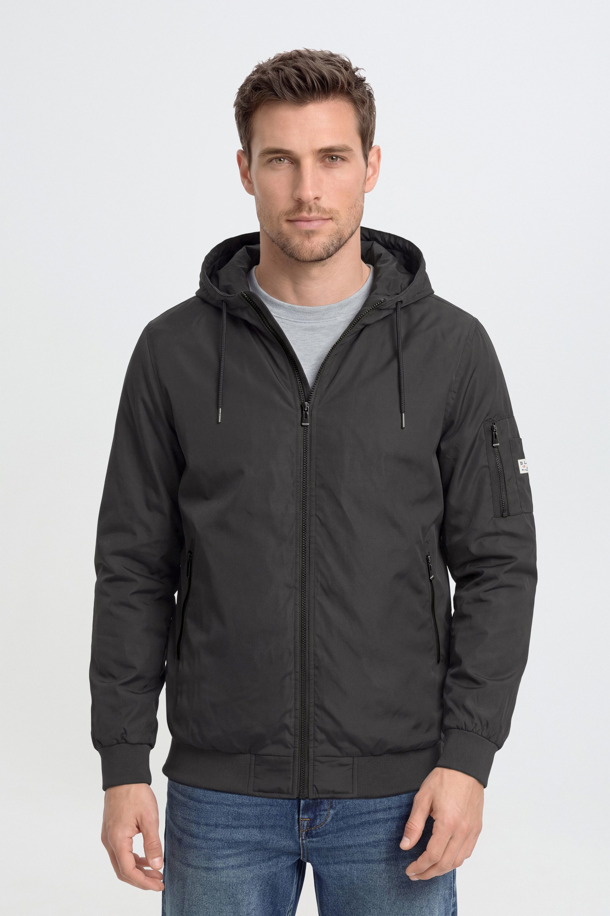 Blend Windbreaker BHRazy Lässige Übergangsjacke mit praktischen Reißverschlusstaschen
