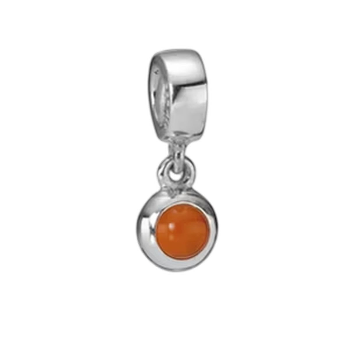 Pandora Charm-Einhänger Pandora Charm-Anhänger Karneol Sterling-Silber 790537K
