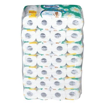REGINA Toilettenpapier Kamille (56-St), 3-lagig, weiß mit Prägung und Duft, 150 Blatt/Rolle