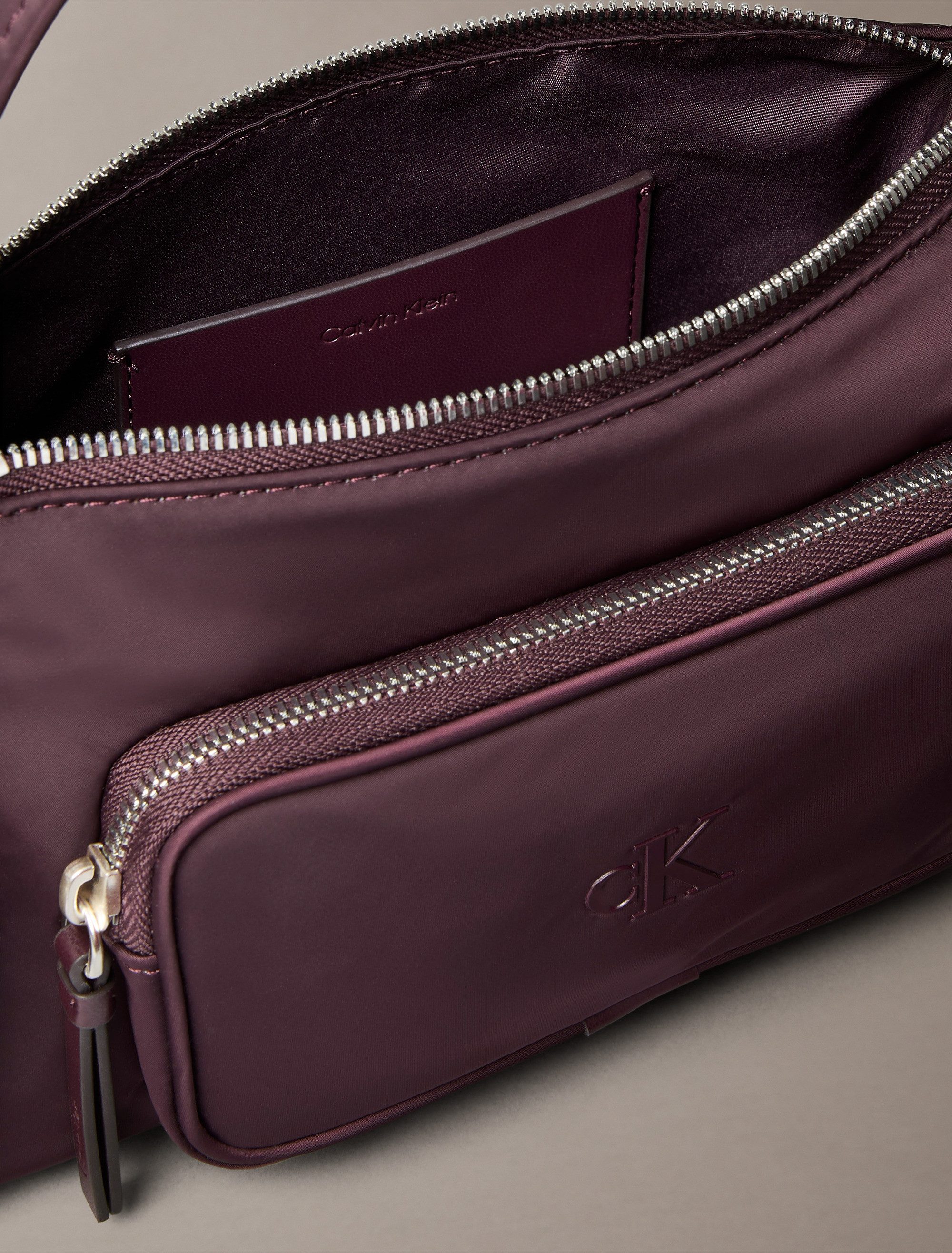 Calvin Klein Henkeltasche POCKET NYLON BAG W/ STRAP, Schultertasche, Umhängetasche, Handtasche Damen