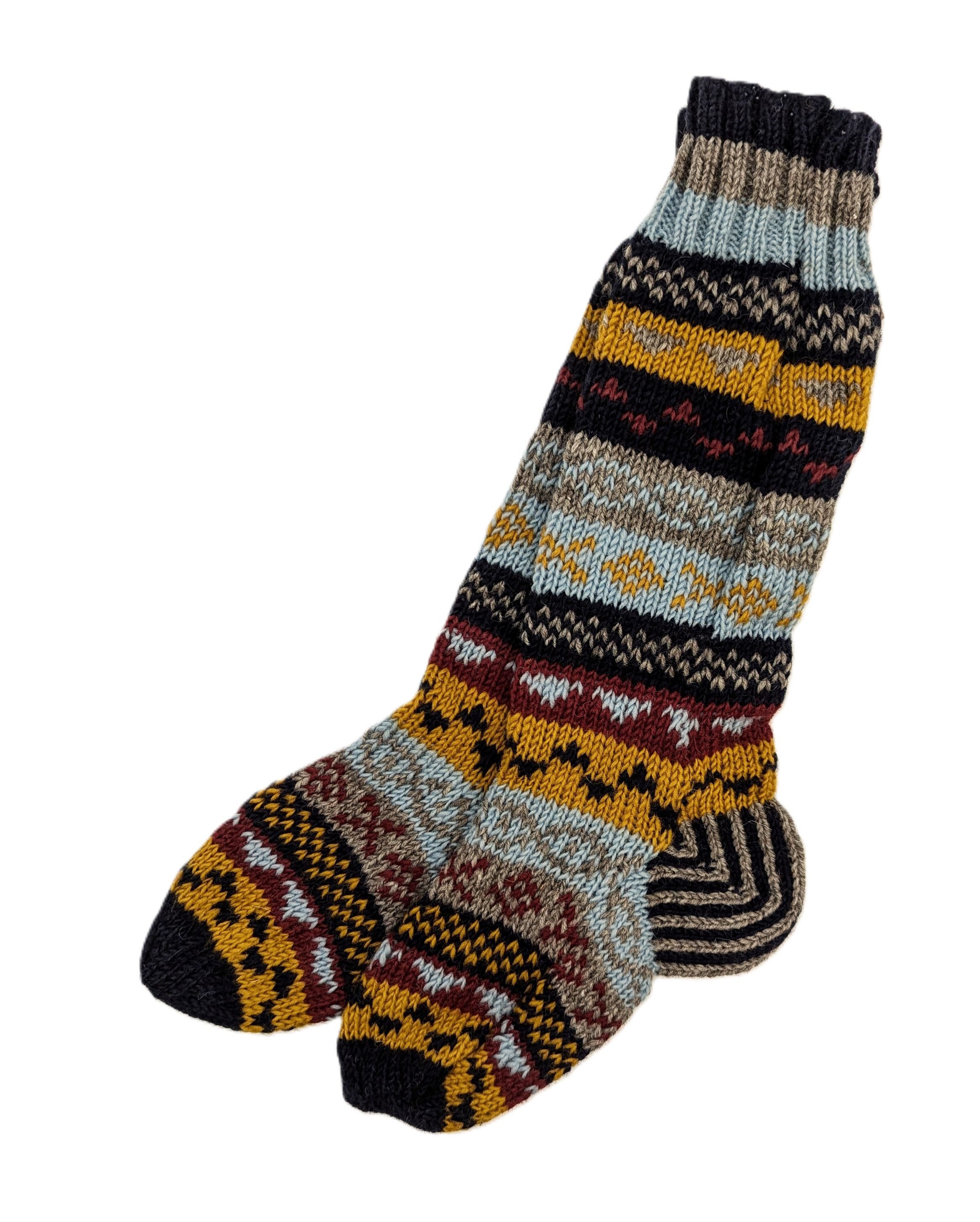 Aurelie Norwegersocken Handgestricke Socken, Haussocken günstig online kaufen