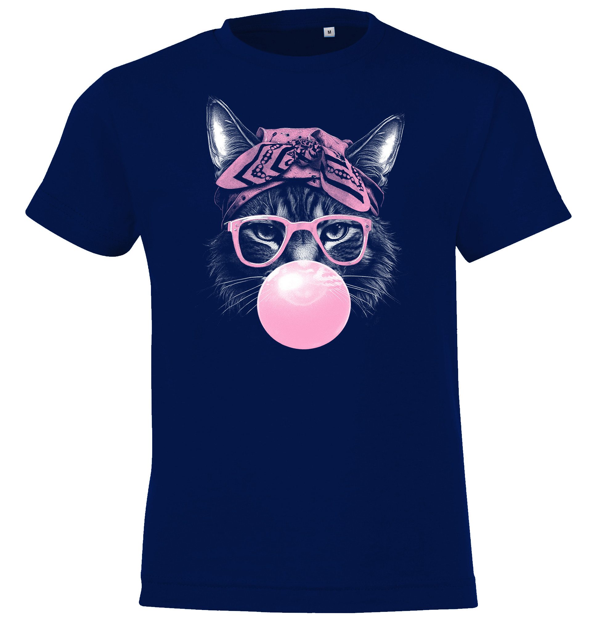 Print-Shirt Cool Cat Glasses Kinder T-Shirt