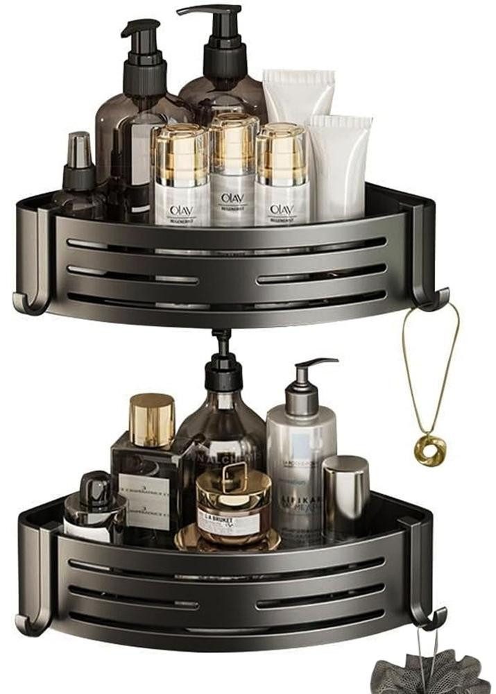 SURFOU Badregal Ecke Duschablage Ohne Bohren 2-Stück Duschregal Badezimmer günstig online kaufen