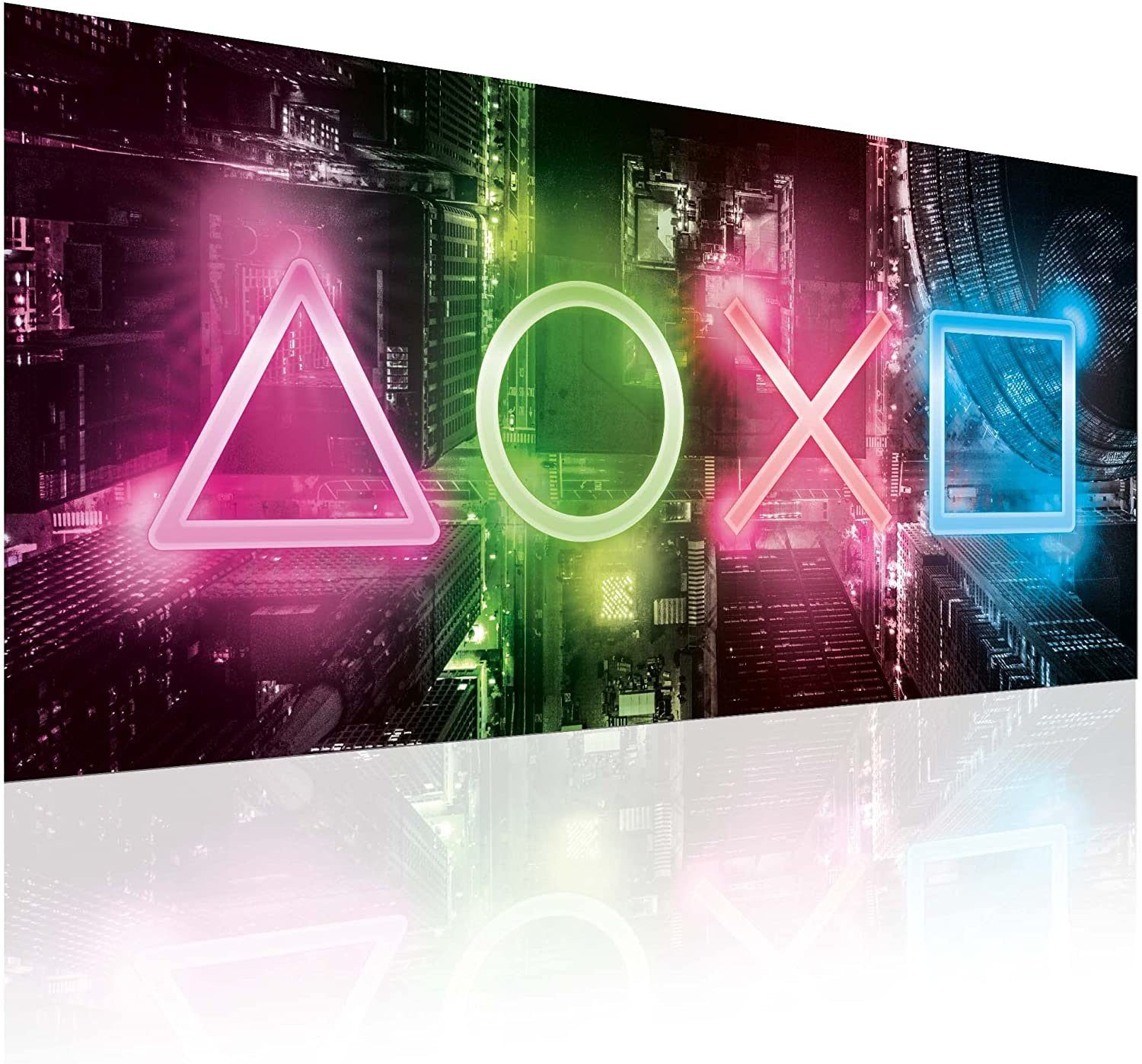 Goods+Gadgets Poster Gamer Spielkonsole Fotoposter, Geometrische Formen (Wa günstig online kaufen